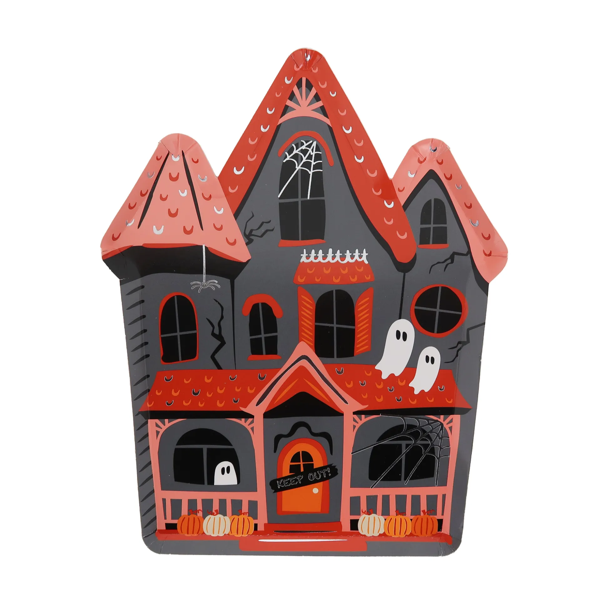 Trick or Treat Street Haunted House Large Plates