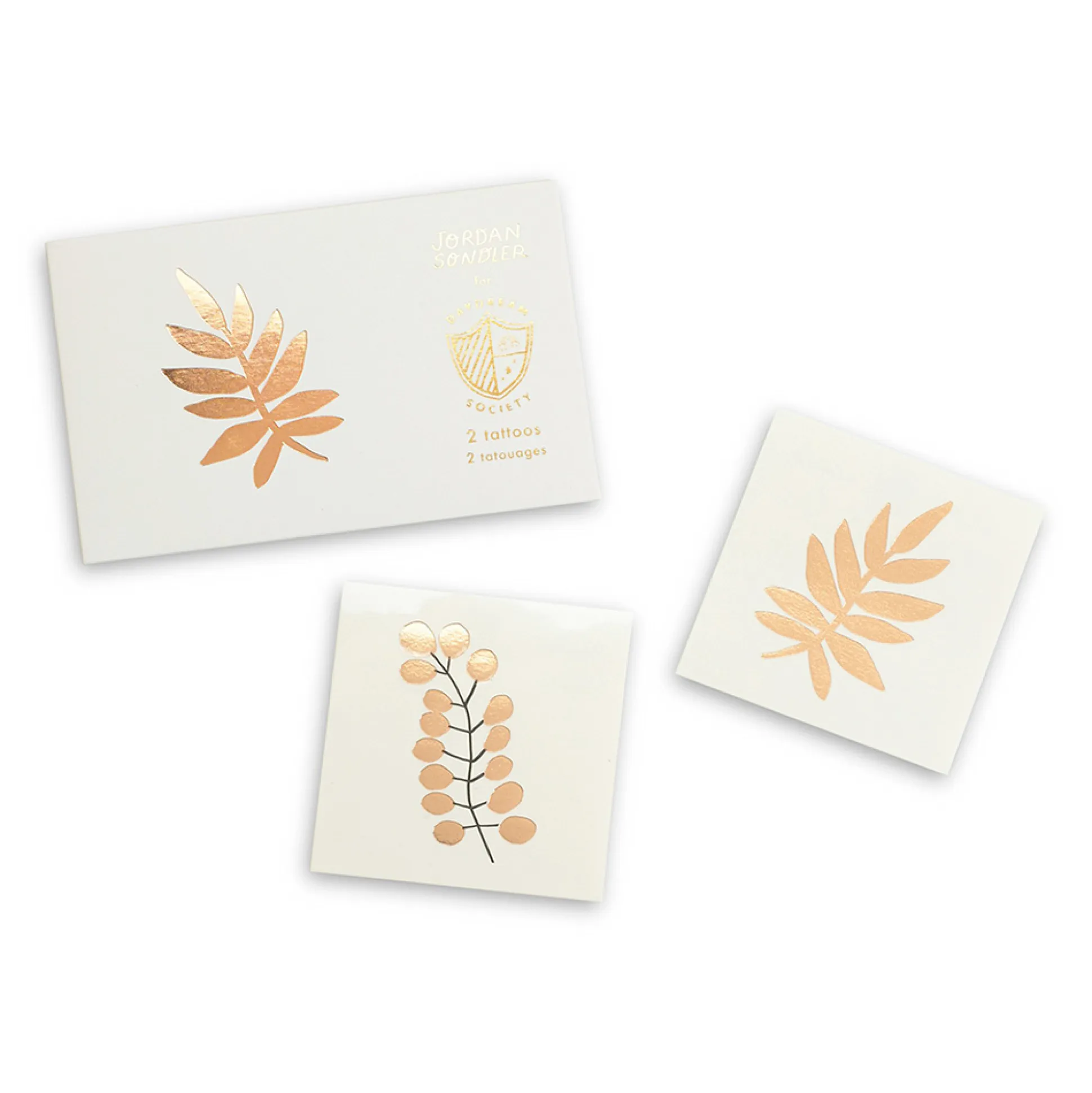 Tropicale Temporary Tattoos, Pack of 2