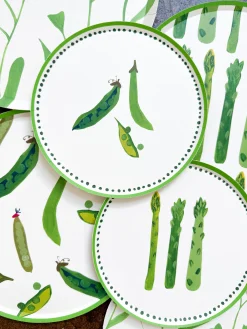 Verdant Appetizer Plate Set - set of 12