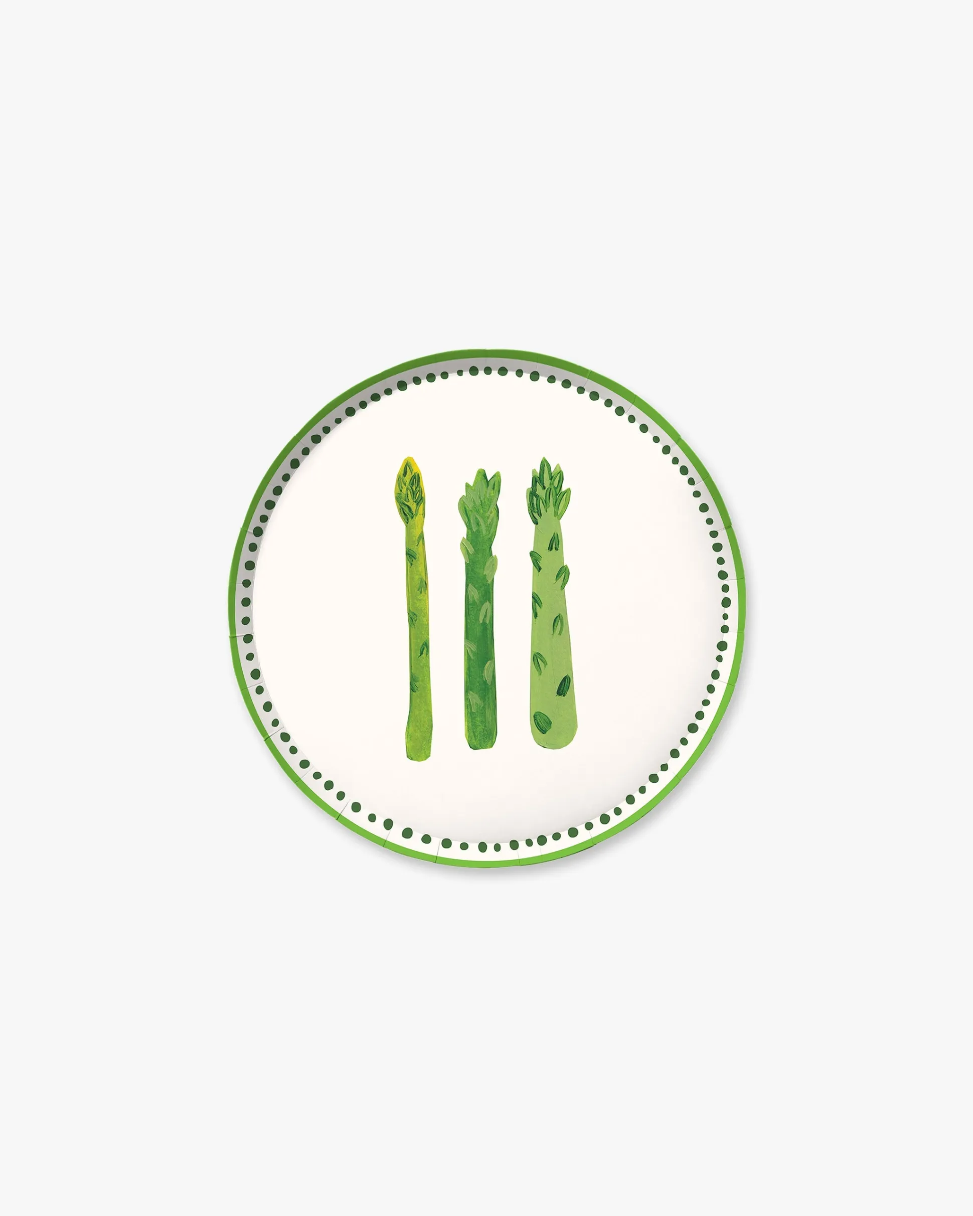 Verdant Duet Hors d'Oeuvres Plate Set - set of 12