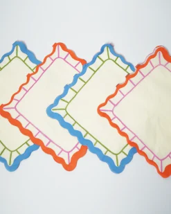 Vibrant Striped Party Pack for 12