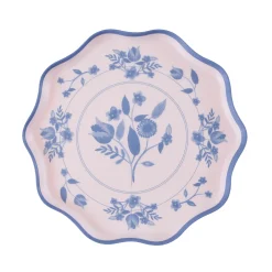 Vintage Botanical Reusable Small Plates (x 4)
