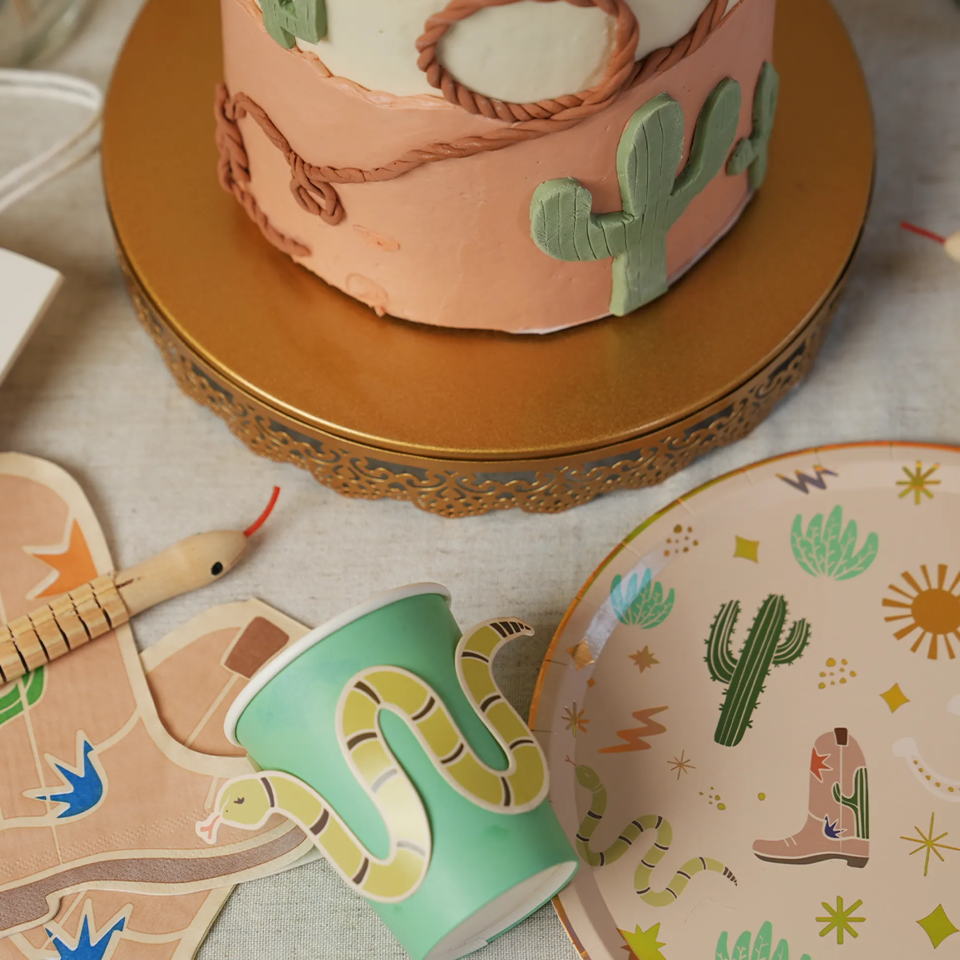 Western Boot Napkins, Pack of 12