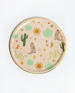 Western Cowboy Paper Plates, Pack of 12