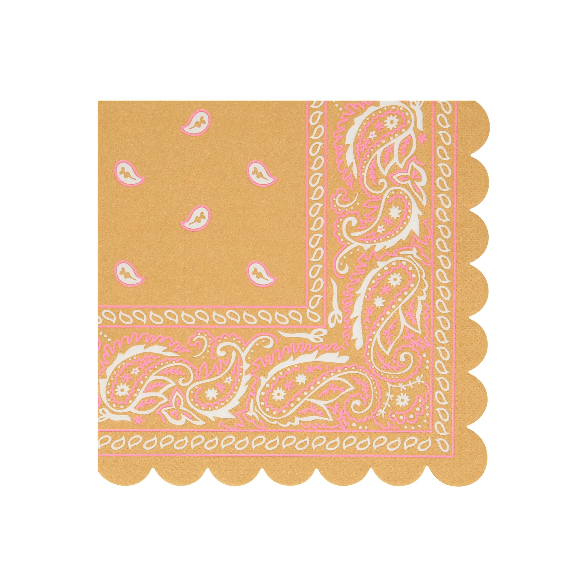 Western Large Napkins, Set of 16