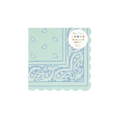 Western Square Plates, Set of 8