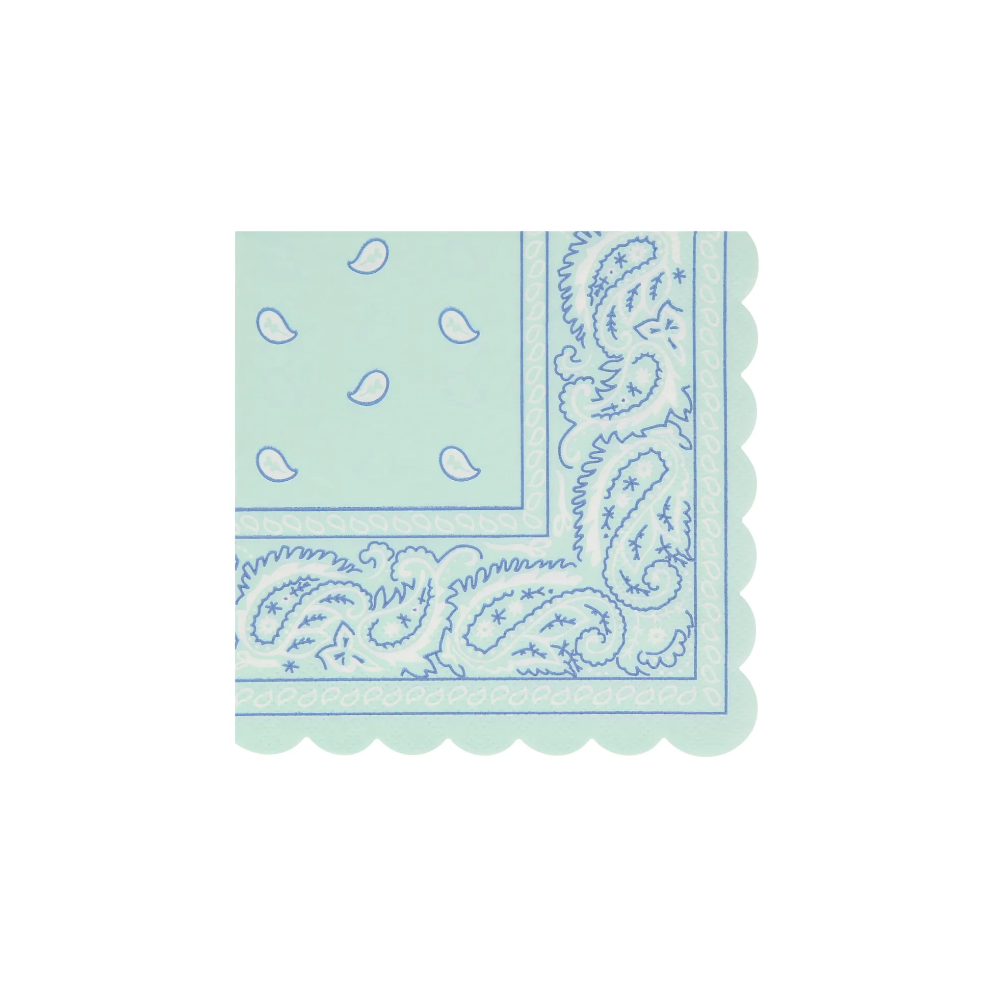 Western Square Plates, Set of 8