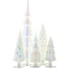 White Hue Trees, Set of 5