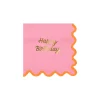 Wiggle Edge Small Napkins (x 16)