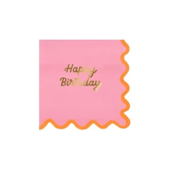 Wiggle Edge Small Napkins (x 16)