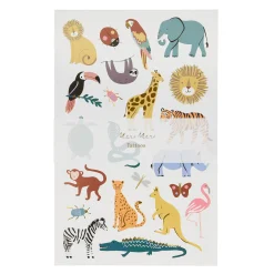 Wild Animals Tattoo Sheets