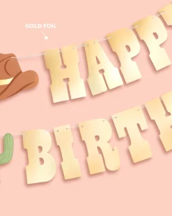 Wild Wild West Foil Banner