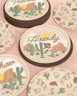Wild Wild West Plates, Pack of 24