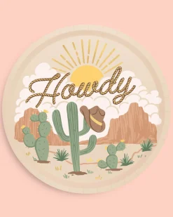 Wild Wild West Plates, Pack of 24