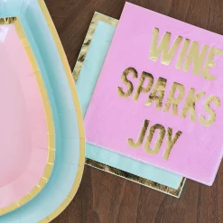 Wine Sparks Joy Witty Cocktail Napkins, Pack of 20