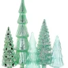 Winter Green Trees, Set of 5
