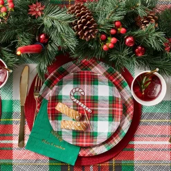 Winter Plaid Small Plates (10 per pack)