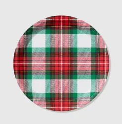 Winter Plaid Small Plates (10 per pack)