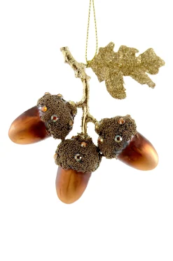 Woodland Acorn Ornaments, Set of 6