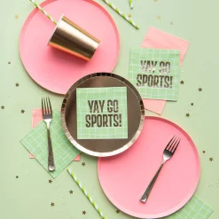 Yay Go Sports Witty Cocktail Napkins, Pack of 20