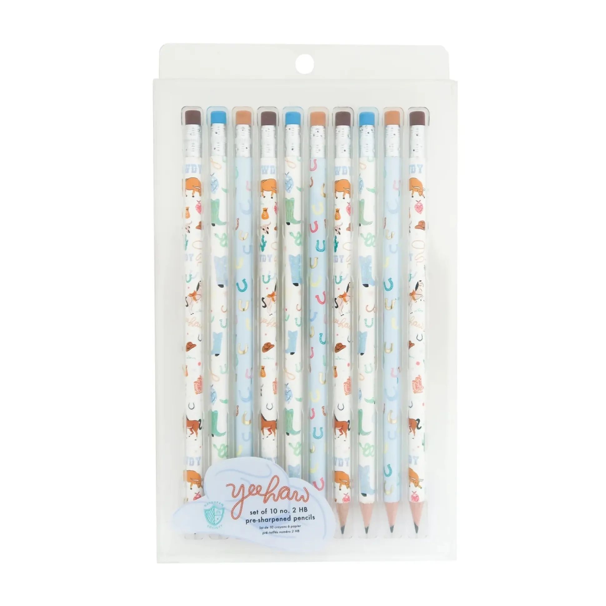 Yeehaw Pencil Set, Pack of 10