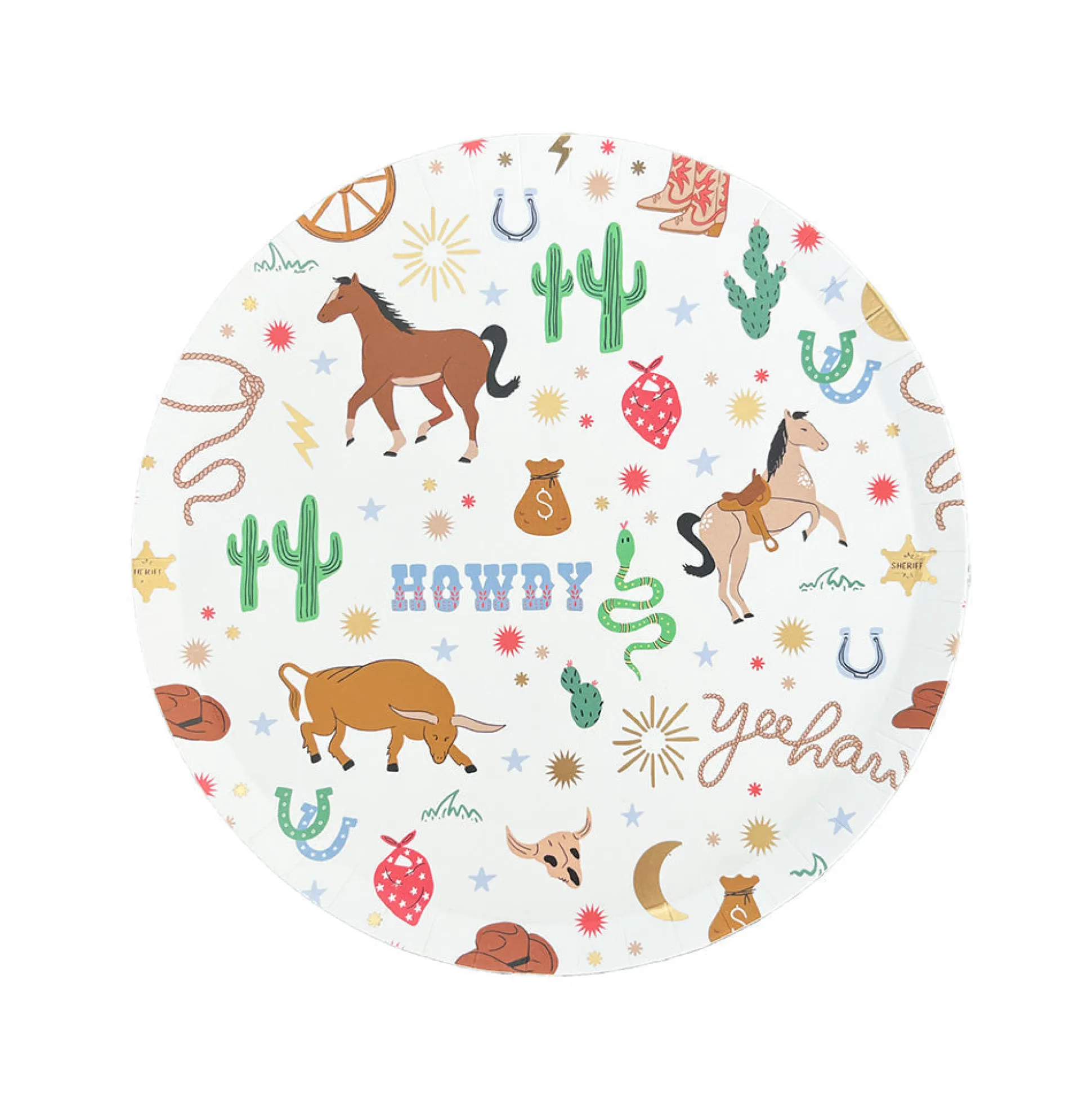 Yeehaw Small Plates, Pack of 8