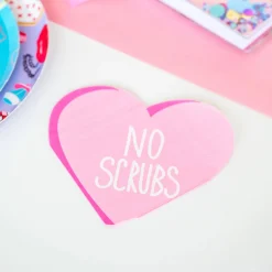 Y2K Candy Hearts Cocktail Napkins