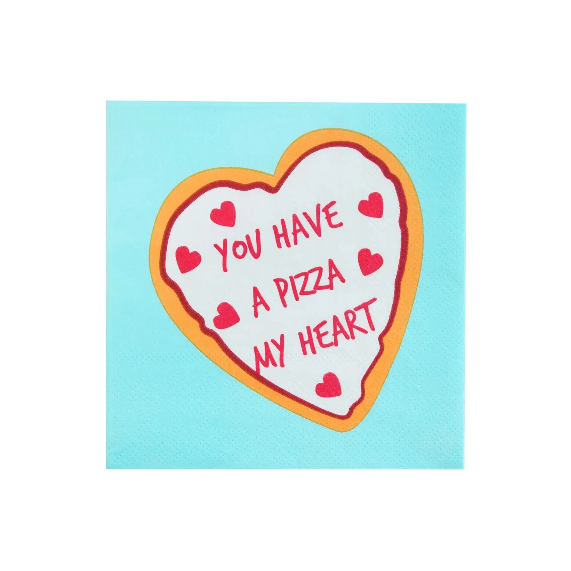 Y2K Pizza My Heart Cocktail Napkins