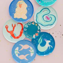 Zodiac Dessert Plates, Set of 8