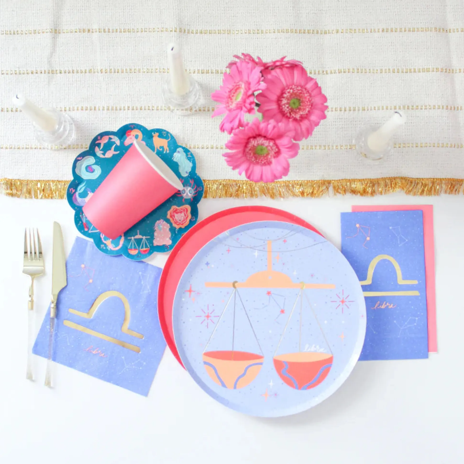 Zodiac Large Napkins, Set of 16