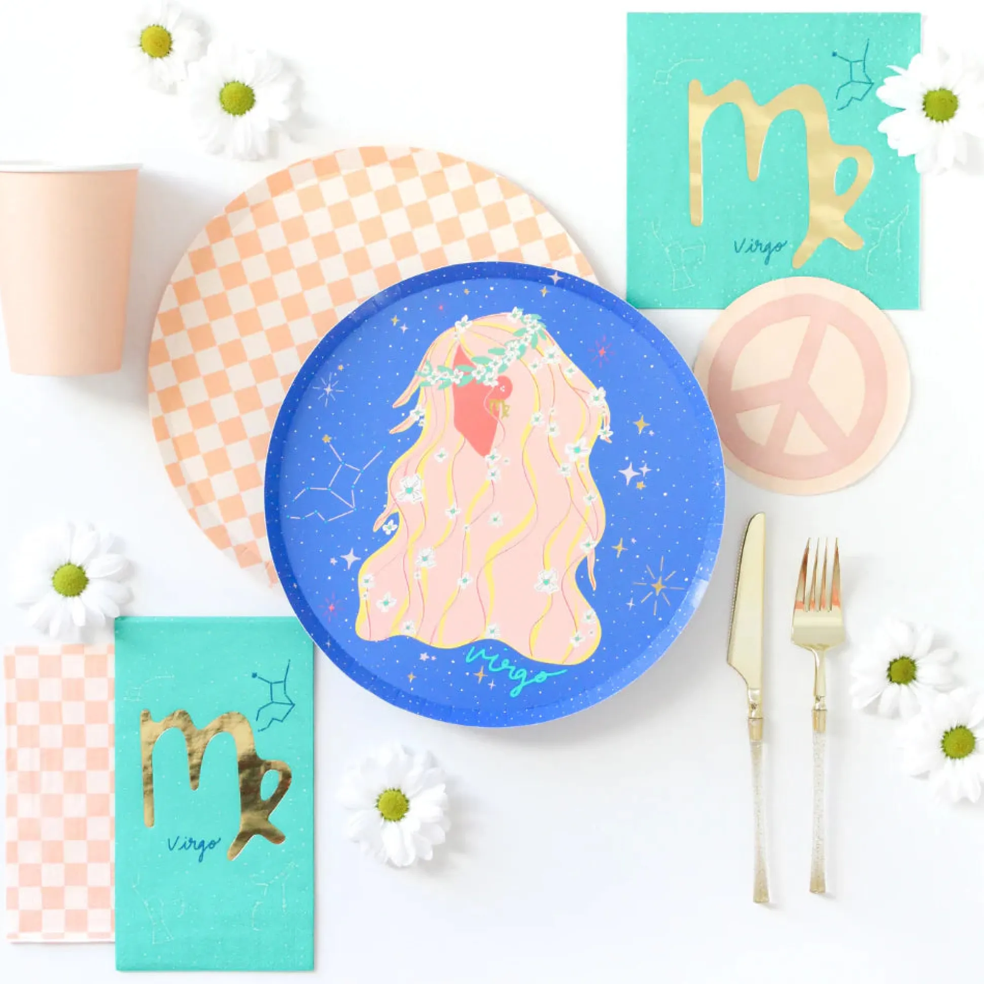 Zodiac Large Napkins, Set of 16