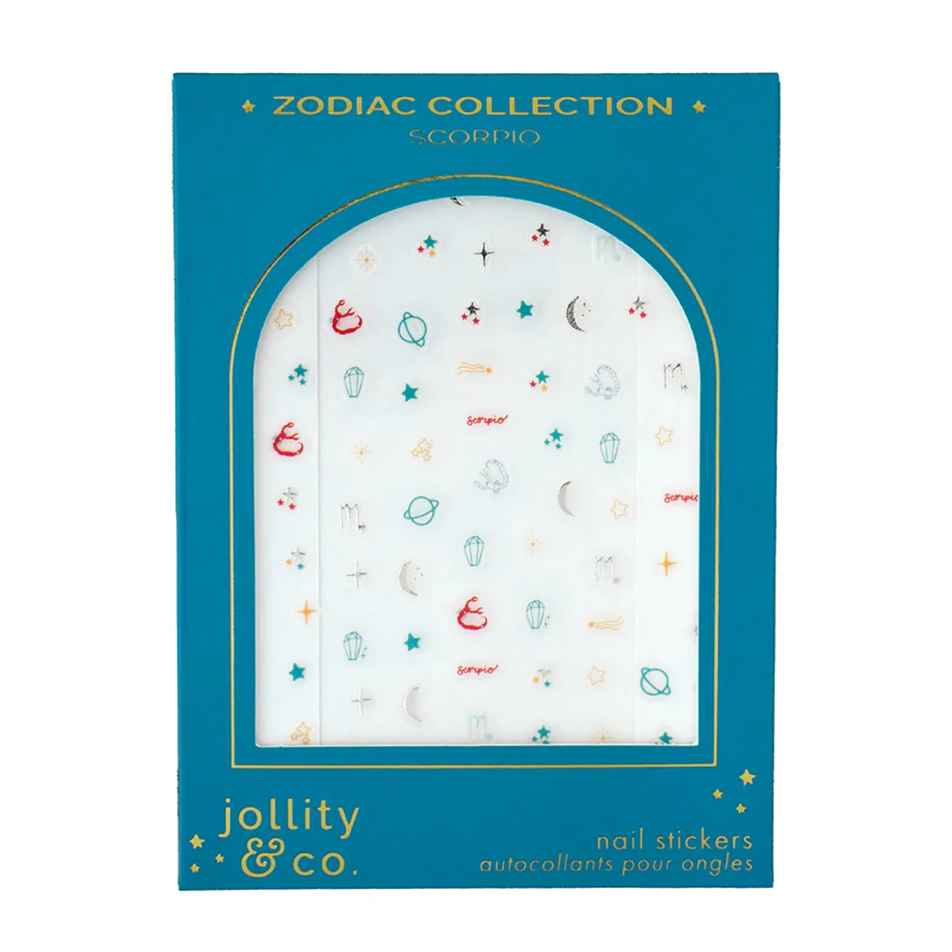 Zodiac Nail Stickers, 100 Stickers